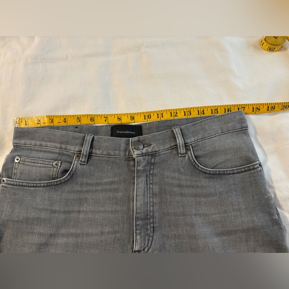 Ermenegildo Zegna Men’s Charcoal Skinny Jeans - Picture 10 of 11